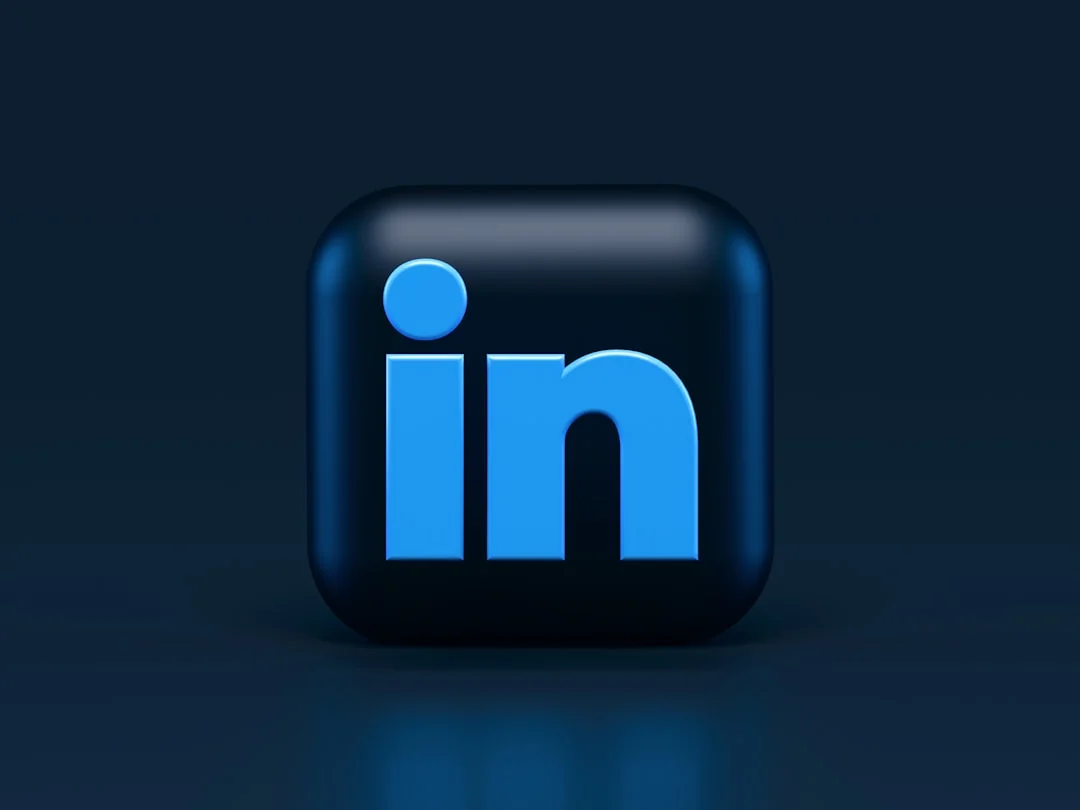 Stylish workspace with laptop and monitor for social media marketing.